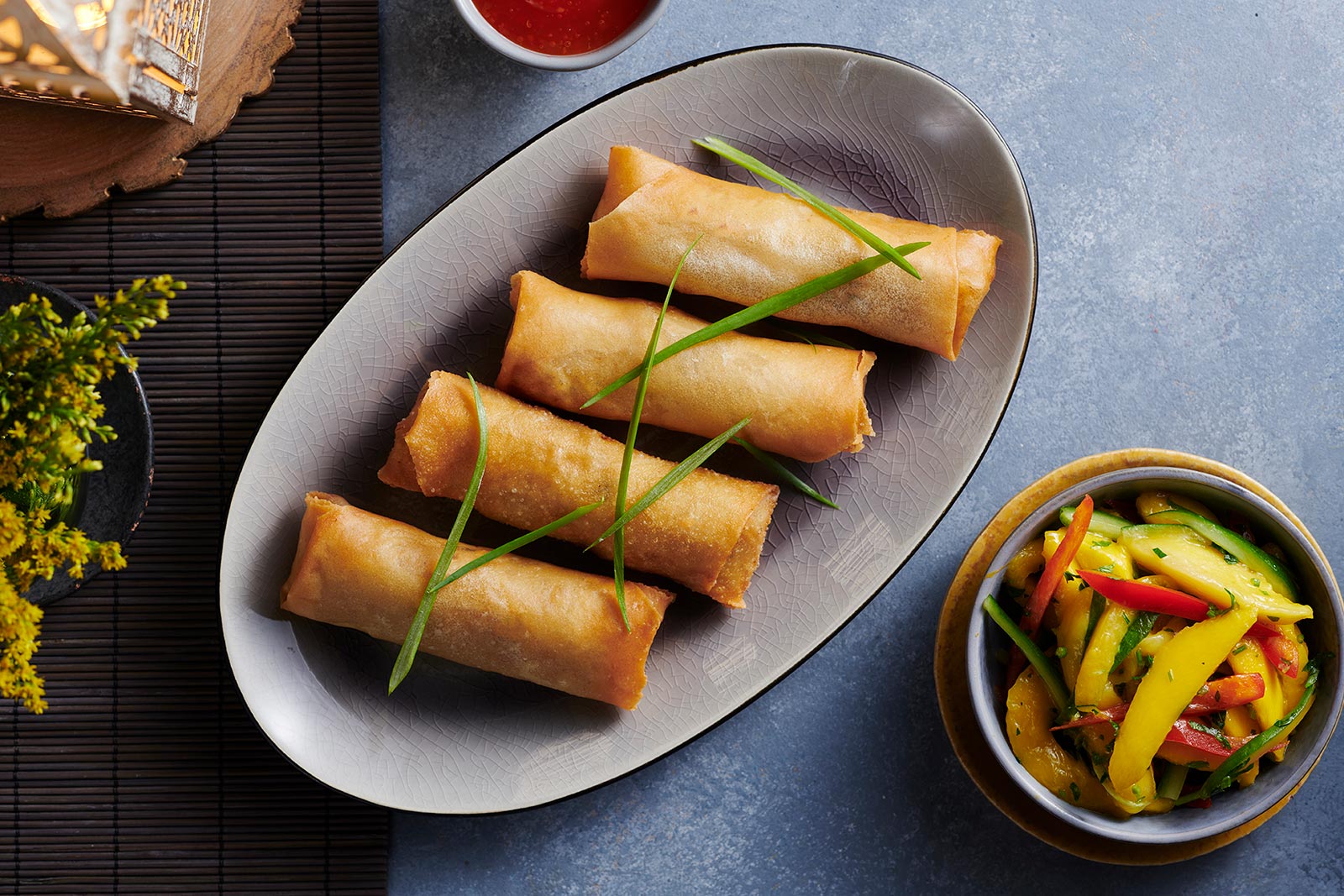 24.0 Spaghetti Spring Rolls