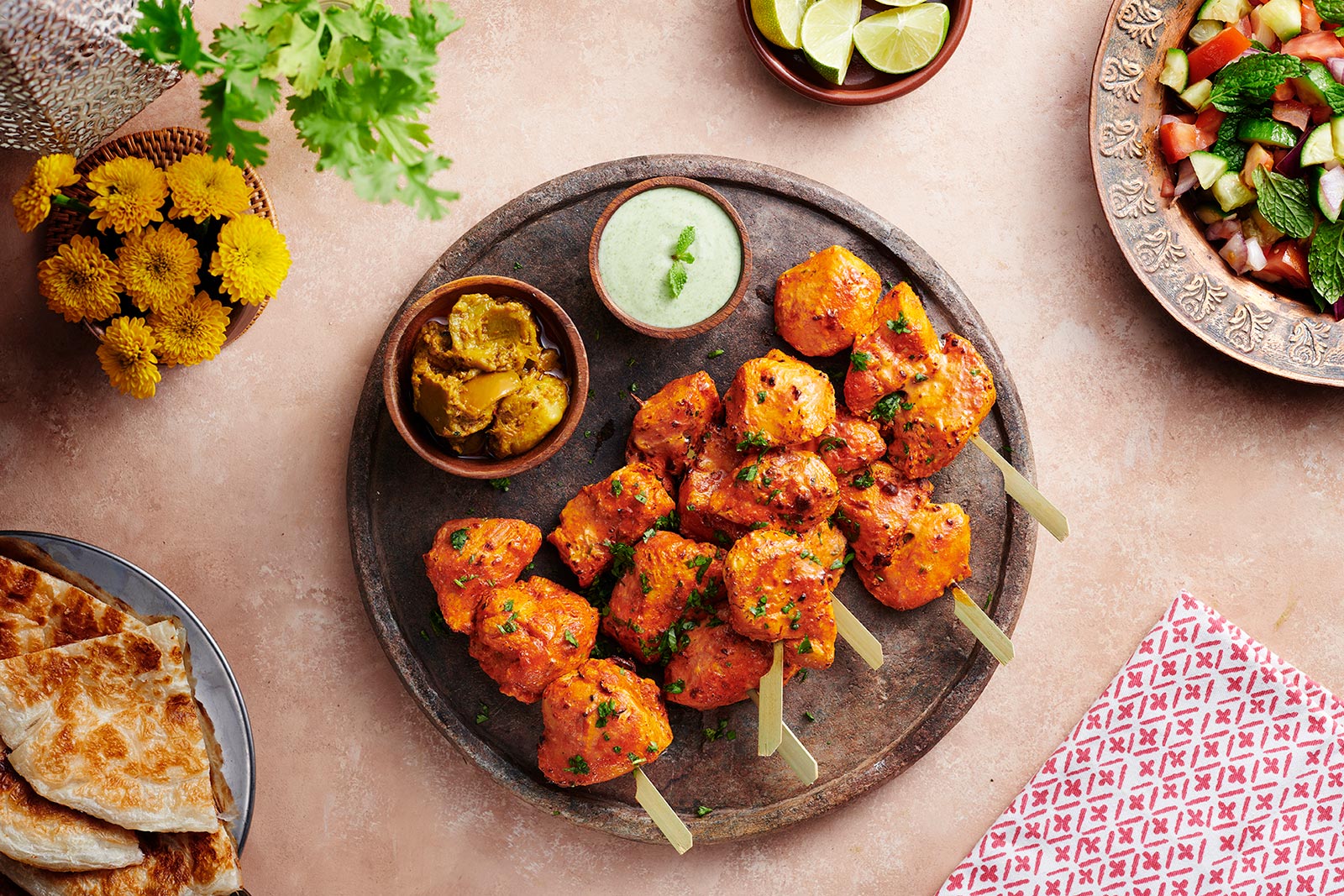 12.0 Tandoori Skewers